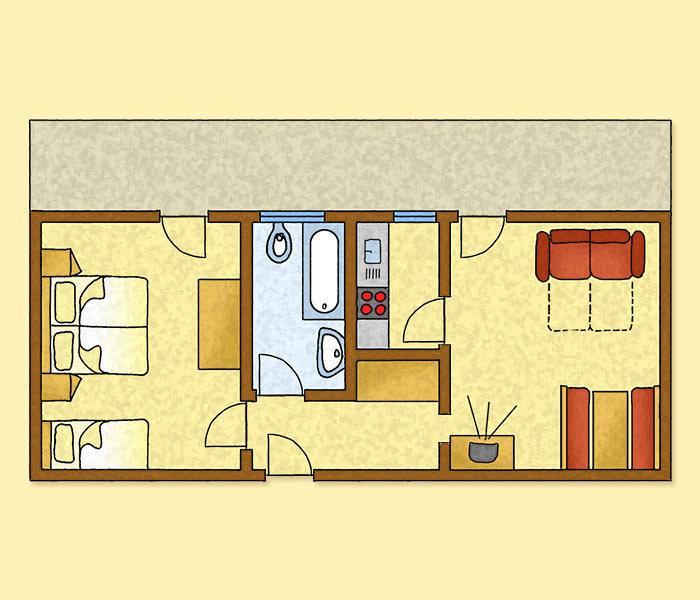 Residence Bannwald Prateria Pokój zdjęcie